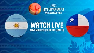 SEMIFINALS Argentina v Chile  Full Basketball Game  FIBA South American U17 Championship 2023 [upl. by Godrich696]