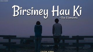 birsiney hau ki  New Nepali lyrics Song  The Element  Anil Dahal  2024 [upl. by Borchert960]