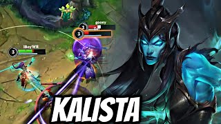 WILD RIFT ADC  THIS KALISTA IS TO STORANG WITH NEW META BUILD IN PATCH 51B GAMEPLAY [upl. by Lyell]