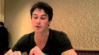 Ian Somerhalder Talks THE VAMPIRE DIARIES Season 5 at San Diego Comic Con 2013 [upl. by Avahc]