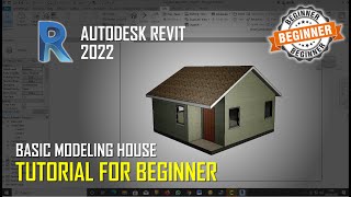 Autodesk Revit 2022 Basic Modeling Tutorial For Beginner COMPLETE [upl. by Trebleht]