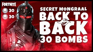 SECRET MONGRAALS BACK TO BACK 30 BOMBS  Solo vs Squads  Fortnite [upl. by God651]