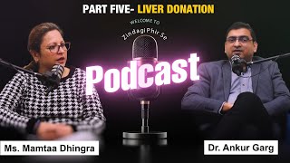 LIVER DONATION  Dr Ankur Garg  Liver Transplant Surgeon Podcast Series  Part 5 [upl. by Kamilah]