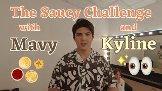 Sarap Di Ba Kyline Alcantara and Mavy Legaspi play The Saucy Challenge Online Exclusive [upl. by Asreht]