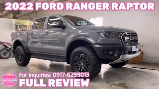 2022 Ford Ranger Raptor Review in Conquer Grey  View Actual Unit Philippines [upl. by Tegdirb156]