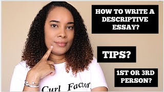 How to write a Descriptive Essay [upl. by Cruickshank]