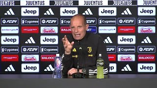 CAGLIARI  JUVE Allegri quotYildiz pallone doroquot Conferenza stampa [upl. by Ikkir]