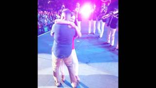 Propuesta de Matrimonio con Banda MS en el Oracle Arena [upl. by Weibel]