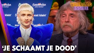 Johan over Songfestivalnummer Joost Klein ’Je schaamt je dood dat hij Nederland vertegenwoordigt’ [upl. by Hteik]