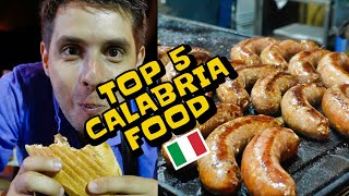 TOP 5 Foods to try in CALABRIA Italy 🇮🇹 food amp travel [upl. by Elleahcim806]