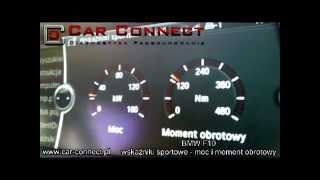 BMW F10 wskaźniki sportowe sport gauges live [upl. by Psyche]