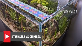 Plafoniere per acquario Twinstar test e breve confronto con la Chihiros [upl. by Acissaj681]