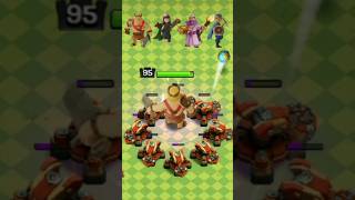 Scattershot VS All Heroes  Clash of Clans  shorts clashofclans coc [upl. by Duke]