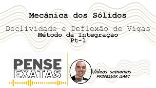 Declividade e Deflexão de vigas  Método da Integração  Mecânica dos Sólidos  Pt1 [upl. by Bender146]