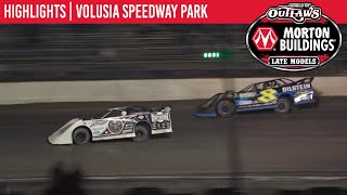 World of Outlaws Morton Buildings Late Models Volusia Speedway Park January 16 2021  HIGHLIGHTS [upl. by Acinhoj]