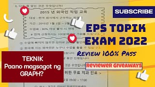 POEA EPS TOPIK EXAM2022 READING TEST REVIEW TIPS PAANO MAGSAGOT NG GRAPH REVIEWER GIVEAWAY [upl. by Lemert569]