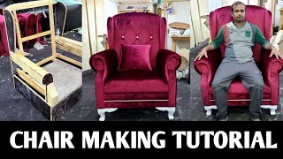 Chair Making At Home  How To Build A Recliner Chair New Model Chair For Living Room sofamaking [upl. by Anaujd]