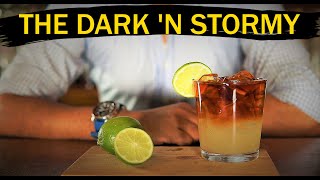 Dark N Stormy  Rum amp Ginger Beer Cocktail Classic [upl. by Ayom]