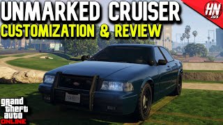 Vapid Unmarked Police Cruiser Customization amp Review  GTA Online [upl. by Junko]