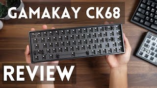 Gamakay CK68 amp Stargazing PBT Keycap Mechanical Keyboard Review [upl. by Alimat]