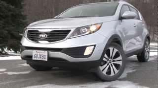 2013 Kia Sportage  Drive Time Review with Steve Hammes  TestDriveNow [upl. by Tteragram612]