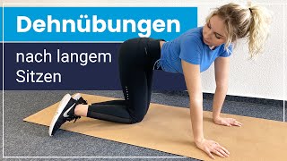 Dehnübungen nach langem Sitzen ➡️ Nimm Dir diese 10 Minuten gegen Verspannungen [upl. by Amadis]