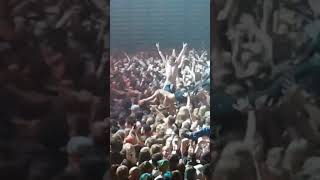 CROWD SURFING A DAY TO REMEMBER LIVE UTILITA ARENA BIRMINGHAM ENGLAND 25012017 [upl. by Ecinaj]