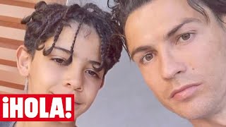 El cambio de Cristiano Ronaldo Jr cada vez más parecido a su padre [upl. by Toback]