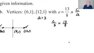 Hyperbola from Eccentricity pg 176 pt 1 [upl. by Julide999]