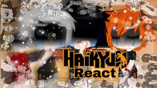 Haikyuu React to TikToks Gacha ClubDarkStar [upl. by Si]