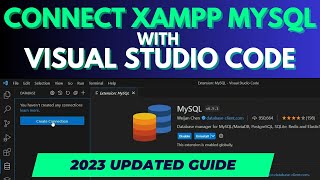 How to Connect XAMPPPhpMyAdmin MySQL Database to Visual Studio Step By Step [upl. by Sergo]