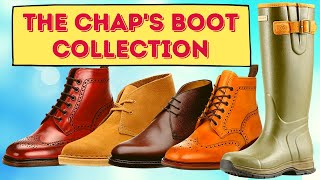 THE CHAPS BOOT COLLECTION  LOAKE ARIAT SANDERS HERRING CHEANEY AND MORE [upl. by Naida378]