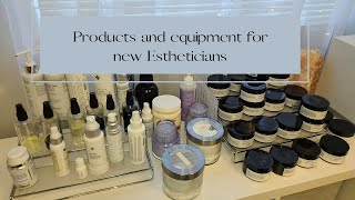 Treatment room essentials for a new Esthetician Facial edition [upl. by Alexander]