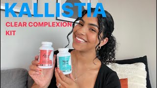 KALLISTIA CLEAR COMPLEXION KIT 1 month review BackFace Acne [upl. by Letnwahs807]