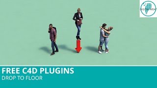 Free C4D Plugins Drop to Floor [upl. by Nnylarak]