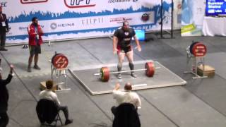 Blaine Sumner World Record Squat  881 lbs Raw [upl. by Anwahsat119]