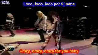 Aerosmith  Crazy  SUBTITULADA EN ESPAÑOL amp INGLES LYRICS LETRAS SUB [upl. by Oirrad976]