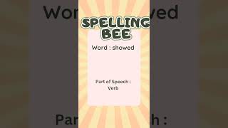 Spelling Bee Words for Kids  Fun and Easy Spelling Practice spellingbee wordoftheday phonicsfun [upl. by Eiralc]