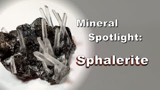 Mineral Spotlight  Sphalerite with Quartz [upl. by Naujak]