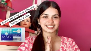 How to bleach at home  oxy life natural radiance 5 oxylife bleach kaise kare best bridal bleach [upl. by Lyrak]