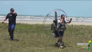 PARAMOTOR BRASIL  CURSO ALUNO RENATINHO [upl. by Attelrac]