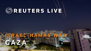 LIVE View of Gaza from Sderot Israel [upl. by Huston531]