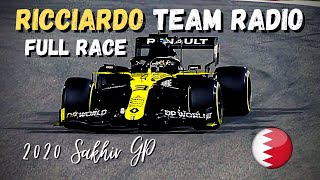 Daniel Ricciardo Team Radio FULL RADIO P5 2020 Sakhir GP  UNHEARD Ricciardo Team Radio INSIGHT [upl. by Brocklin]