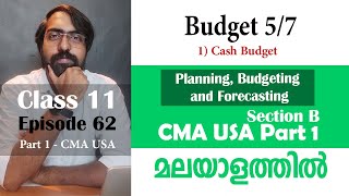 Budget 57  Planning Budgeting and Forecasting  Section B  Part 1  Episode 62 [upl. by Covell]