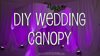 How To Setup A DIY Wedding Canopy or Chuppah [upl. by Ramahs]