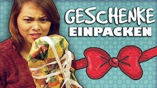 WEIHNACHTSGESCHENKE richtig VERPACKEN Wie geht das  Chaos Chrissy [upl. by Omissam]