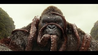 Kong vs Calamar Gigante  Kong la isla calavera  FULL HD 1080p Latino 2018 [upl. by Favianus]