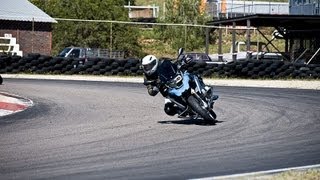 New water cooled 2013 BMW R1200GS track test If you liked old one you will love new model [upl. by Kcirdde]