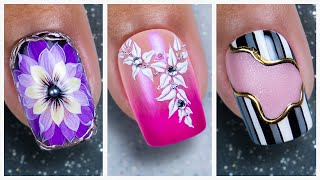 New Nail Art Ideas 2024  Best Spring Nail Art Compilation [upl. by Hoyt]