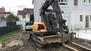 Used Mecalac 8MCR 2016 Crawler excavator  equippocom [upl. by Salkcin]